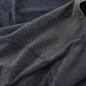 プラダ PRADA Tシャツ カットソー 半袖 クルーネック ロゴ刺繍 S 紺 ネイビー UJM506 /KU メンズ