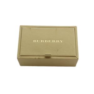 バーバリー BURBERRY ネクタイピン ボーダー ベージュ 黒 ブラック 白 ホワイト シルバーカラー /MI メンズ