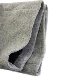 ラブレス LOVELESS バックプリーツ ダッフルコート ミドル丈 フーディ 38 グレー /KH レディース