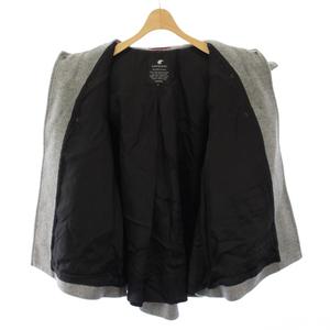 ラブレス LOVELESS バックプリーツ ダッフルコート ミドル丈 フーディ 38 グレー /KH レディース