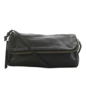 アニエスベー agnes b. ポシェット ショルダーバッグ レザー 黒 ブラック /AN26 レディース