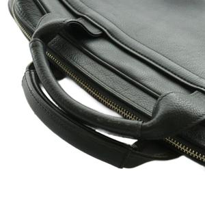 バーバリー BURBERRY ビジネスバッグ ハンド 内側ノバチェック レザー 黒 ブラック /AQ ■OS メンズ