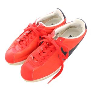 ナイキ NIKE CLASSIC CORTEZ NYLON クラシックコルテッツナイロン スニーカー US6 24cm 赤 レッド 532487-600 /BB レディース