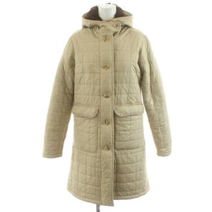 マッキントッシュ MACKINTOSH キルティングコート ロング丈 フード 中綿 アウター ベージュ /AN46 レディース