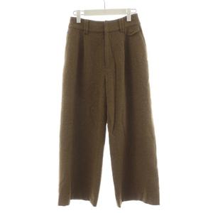 ローレン Louren ワイドパンツ 茶 ブラウン /AN33 レディース