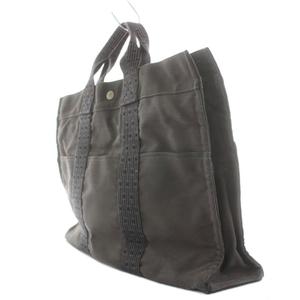 エルメス HERMES エールラインMM ハンドバッグ トートバッグ グレー /AN57 ■OH レディース