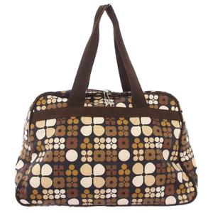 レスポートサック LesportSAC ボストンバッグ ショルダーバッグ 花柄 茶 ブラウン /TK レディース