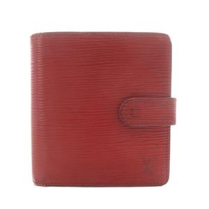 ルイヴィトン LOUIS VUITTON エピ ポルトビエコンパクト 二つ折り財布 小銭入れ 赤 レッド M63557 /AN49 ■OH レディース