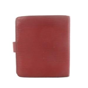 ルイヴィトン LOUIS VUITTON エピ ポルトビエコンパクト 二つ折り財布 小銭入れ 赤 レッド M63557 /AN49 ■OH レディース