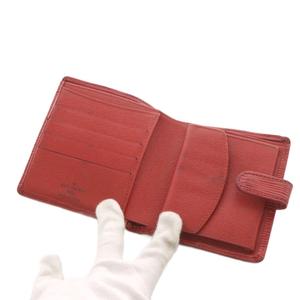 ルイヴィトン LOUIS VUITTON エピ ポルトビエコンパクト 二つ折り財布 小銭入れ 赤 レッド M63557 /AN49 ■OH レディース
