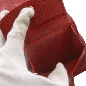 ルイヴィトン LOUIS VUITTON エピ ポルトビエコンパクト 二つ折り財布 小銭入れ 赤 レッド M63557 /AN49 ■OH レディース