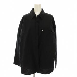 イエナ IENA 23SS ワイドスリーブシャツ ブラウス 黒 ブラック 長袖 23050900820010 /YM レディース