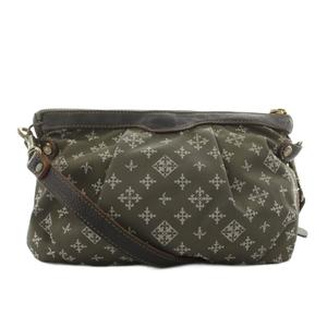 ラシット RUSSET ショルダーバッグ モノグラム 総柄 ナイロン グレー /AN19 レディース