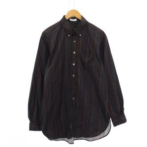 未使用品 エンジニアードガーメンツ Engineered Garments 19th Century BD Shirt ボタンダウンシャツ 長袖 ストライプ M グレー /KH メンズ