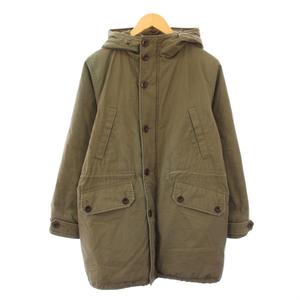 マーガレットハウエル MHL. ダウンジャケット アウター ミドル丈 ワンカラー フード 3 グレー /BB メンズ