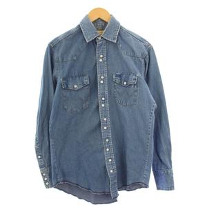 セブンバイセブン 7×7 ウエスタンシャツ デニム 長袖 S 青 /KH メンズ