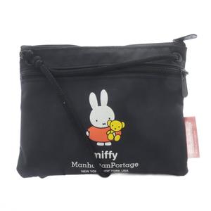 マンハッタンポーテージ Manhattan Portage miffy ポシェット ショルダーバッグ 黒 ブラック /SR レディース
