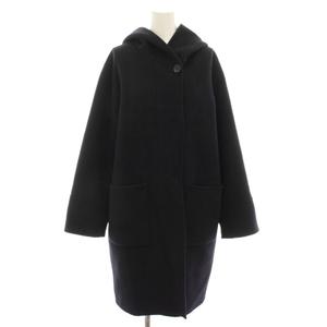 イエナ IENA 22AW スーパー160ダブルフェイスフードコート アウター 38 紺 ネイビー 22020900032030 /YT レディース
