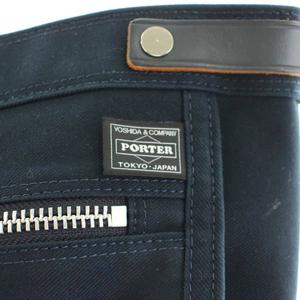 ポーター PORTER GIRL 吉田カバン ネイキッド トートバッグ コットンサージ 紺 ネイビー /KU レディース