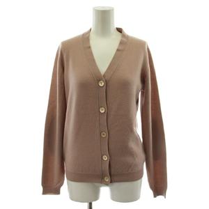 メゾンマルジェラ 4 Maison Margiela 4 17AW カーディガン エルボーパッチ ウール S ピンク S51HA0770 /AN32 レディース