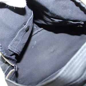 ポーター PORTER 吉田カバン ハンドバッグ ストライプ柄 キャンバス 黒 ブラック /AN29 レディース