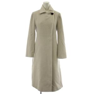 ユナイテッドアローズ UNITED ARROWS UBCB ANG/W ベルテッドコート ウール 36 ライトグレー 無地 長袖 アシンメトリーフロント 15252573937 /GG レディース