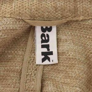 バーク Bark ジャケット 麻 リネン XS ベージュ 五分丈 テーラードカラー 無地 /AU レディース