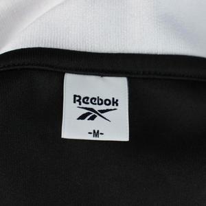 リーボック Reebok カットソー M 黒 ブラック 長袖 襟付き 星柄 /AP レディース