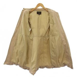 トッカ TOCCA ダウンコート ロング ジップアップ 0 ベージュ /BM レディース