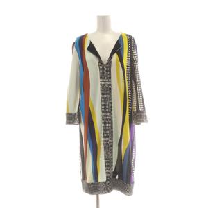 ダイアンフォンファステンバーグ DIANE von FURSTENBERG ワンピース 8 ひざ丈 総柄 マルチカラー /AU レディース