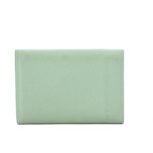 ルイヴィトン LOUIS VUITTON ポルトフォイユ・ロックミニ 三つ折り財布 レザー ミストグリーン Ｍ81885 /KH ■OH レディース