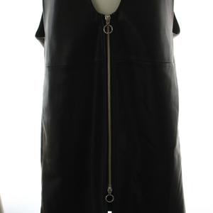 マカフィー MACPHEE トゥモローランド 22AW フェイクレザー ロングジレ 