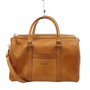 ブリー BREE ボストンバッグ ハンドバッグ ショルダーバッグ 2way レザー 茶 ブラウン /AN28 ●D レディース