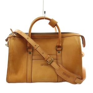 ブリー BREE ボストンバッグ ハンドバッグ ショルダーバッグ 2way レザー 茶 ブラウン /AN29 ●D レディース
