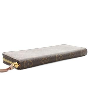 ルイヴィトン LOUIS VUITTON ポルトフォイユ クレマンス 長財布 モノグラム 小銭入れ ラウンドファスナー 茶 ブラウン M60742 /HN レディース