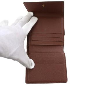 ルイヴィトン LOUIS VUITTON ポルトモネ・ビエカルトクレディモノグラム 財布 三つ折り 茶 M61652 /BM ■OH レディース