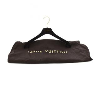 ルイヴィトン LOUIS VUITTON モノグラム メタリック トレンチコート ロング 38 黒 /KH レディース