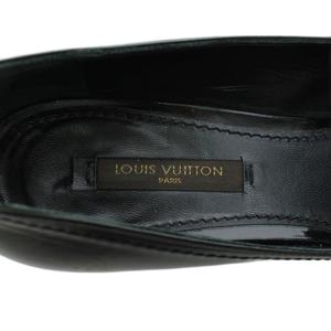 ルイヴィトン LOUIS VUITTON パンプス ポインテッドトゥ ヒール レザー 36 黒 ブラック /AN63 レディース