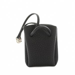 エルメス HERMES ヴェスパポーチ レザー □D刻印 黒 ブラック /YT ■OH レディース