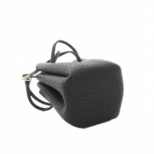 エルメス HERMES ヴェスパポーチ レザー □D刻印 黒 ブラック /YT ■OH レディース