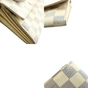 ルイヴィトン LOUIS VUITTON ダミエアズール ポルトフォイユサラ 長財布 小銭入れ 白 ホワイト N61735 /AN12 ■OH レディース