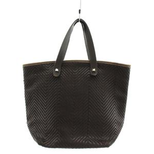 エルメス HERMES チェンナイPM トートバッグ ハンドバッグ レザー □L刻印 茶 ブラウン /AN34 ■OH レディース