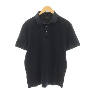 ヒューゴボス HUGO BOSS ポロシャツ M 紺 ネイビー 半袖 50398204 /YM メンズ