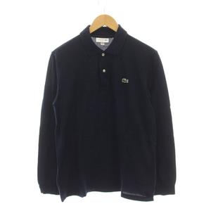 ラコステ LACOSTE CLASSIC FIT ポロシャツ ワニ刺繍 3 S 紺 ネイビー 長袖 L1312DL /YM メンズ
