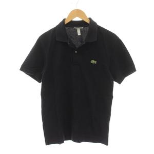 ラコステ LACOSTE S/S Classic Organic Cotton Pique Polo Shirt ポロシャツ ワニ刺繍 2 XS 紺 ネイビー 半袖 L1221-21A /YM メンズ