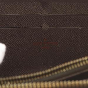 ルイヴィトン LOUIS VUITTON ダミエ ジッピーウォレット 長財布 ラウンドファスナー 小銭入れ 茶 ブラウン N60015 /AN23 ■OH レディース