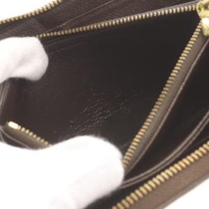 ルイヴィトン LOUIS VUITTON ダミエ ジッピーウォレット 長財布 ラウンドファスナー 小銭入れ 茶 ブラウン N60015 /AN23 ■OH レディース