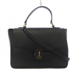 イアクッチ IACUCCI ムーサ TOTE RUGA ショルダーバッグ ハンドバッグ 2WAY レザー 黒 ブラック /TK レディース
