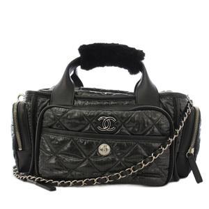 シャネル CHANEL 24SS ボーリングバッグ ボストンバッグ ショルダーバッグ 2WAY ココマーク 黒  AS4364 /KH ■OH レディース