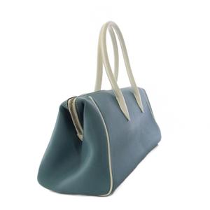 エルメス HERMES パリボンベイ40 ハンドバッグ エプソンレザー 青 □J刻印 /KH ■OH レディース